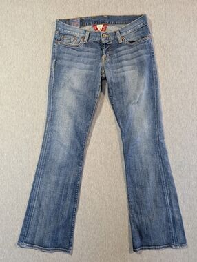 Lucky Brand Lil' Maggie Jeans Women's 2/26 Blue Flare Leg
